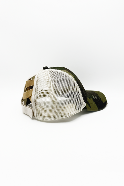 PonyCap® Kinder-Baseballkappe – Verstellbare Zopfkappe