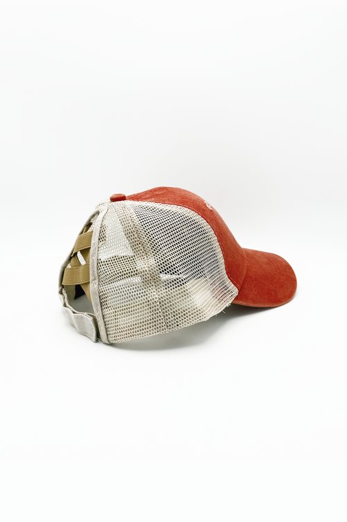 PonyCap® Kinder-Baseballkappe – Verstellbare Zopfkappe