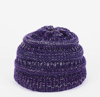 PonyCap® Kindermütze – Kuschelige Strickmütze für Pferdeschwänze