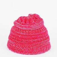 PonyCap® Kindermütze – Kuschelige Strickmütze für Pferdeschwänze