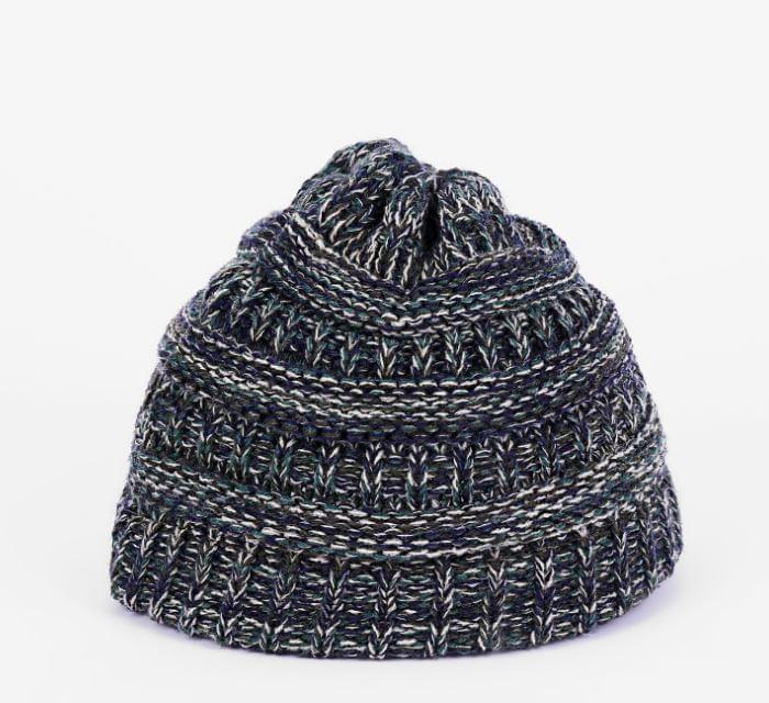 PonyCap® Kindermütze – Kuschelige Strickmütze für Pferdeschwänze