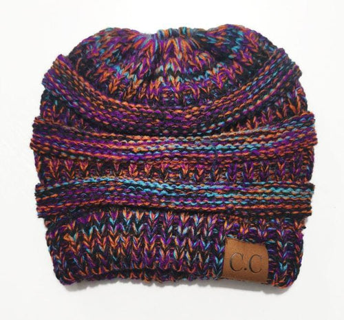 PonyCap® Kindermütze – Kuschelige Strickmütze für Pferdeschwänze