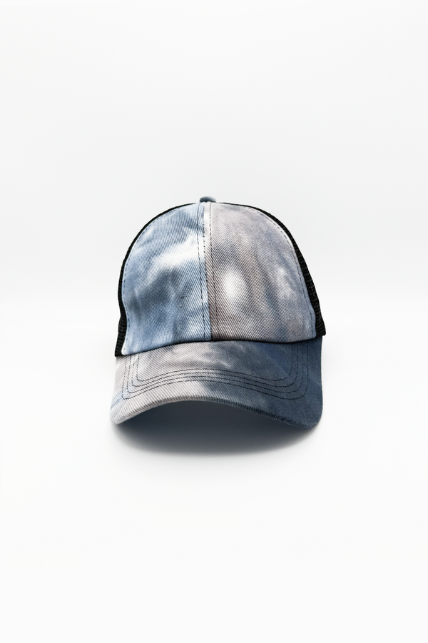 Tie-Dye PonyCap® – Entspannte Pferdeschwanzkappe
