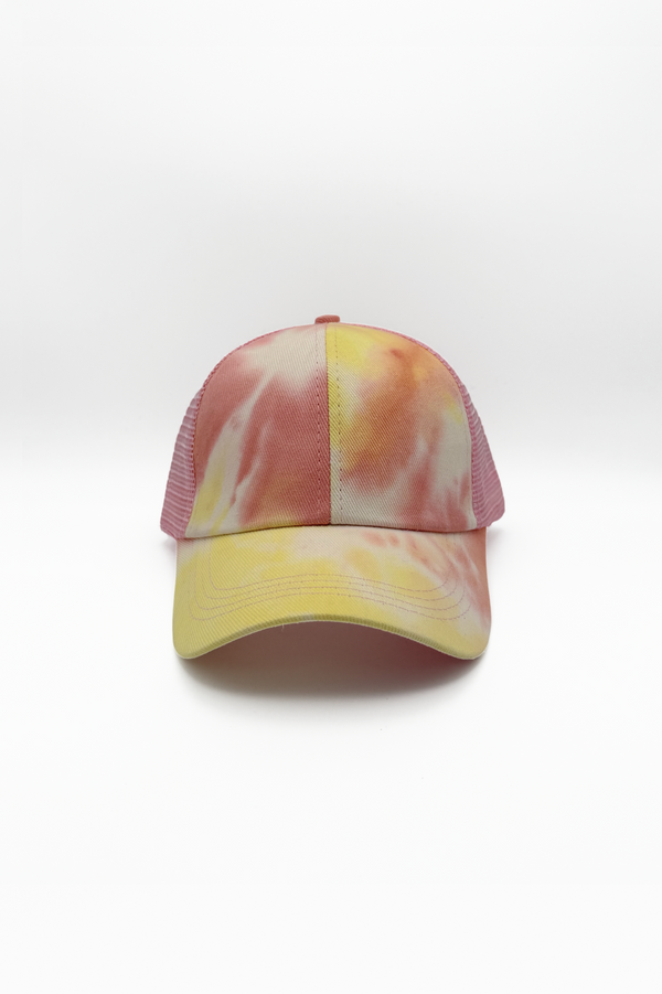 Tie-Dye PonyCap® – Entspannte Pferdeschwanzkappe
