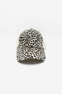 Vintage PonyCap® – Pferdeschwanzkappe aus gewaschener Baumwolle