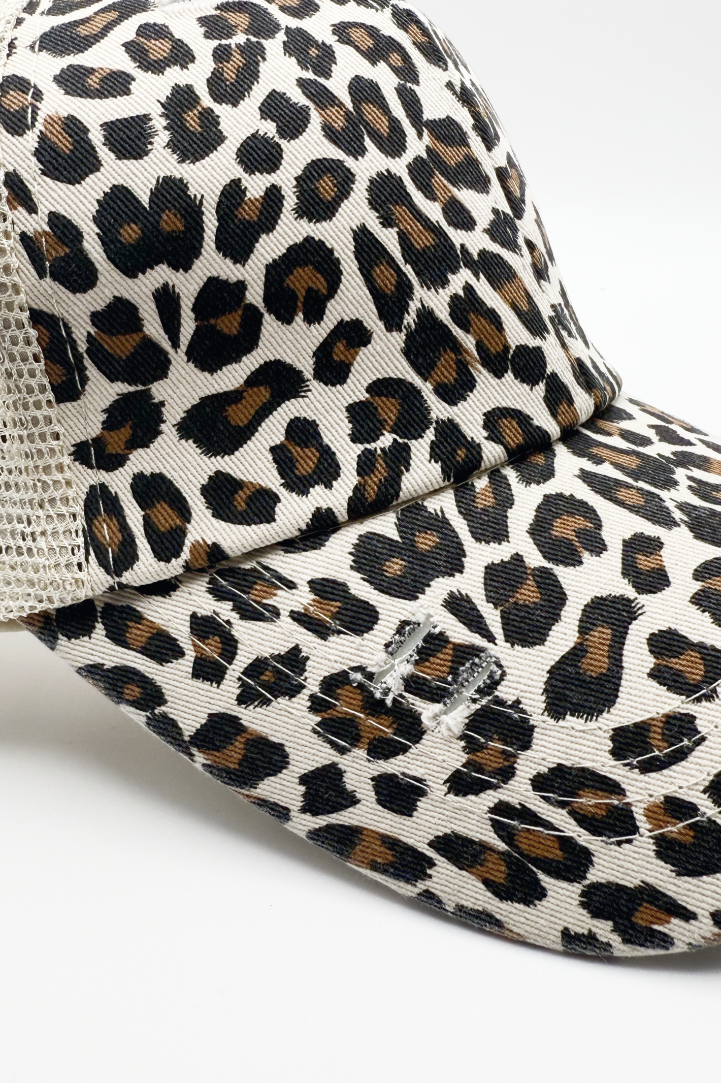 Vintage PonyCap® – Pferdeschwanzkappe aus gewaschener Baumwolle