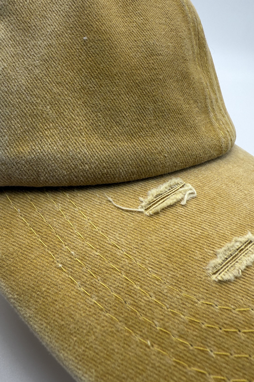 Vintage PonyCap® – Pferdeschwanzkappe aus gewaschener Baumwolle